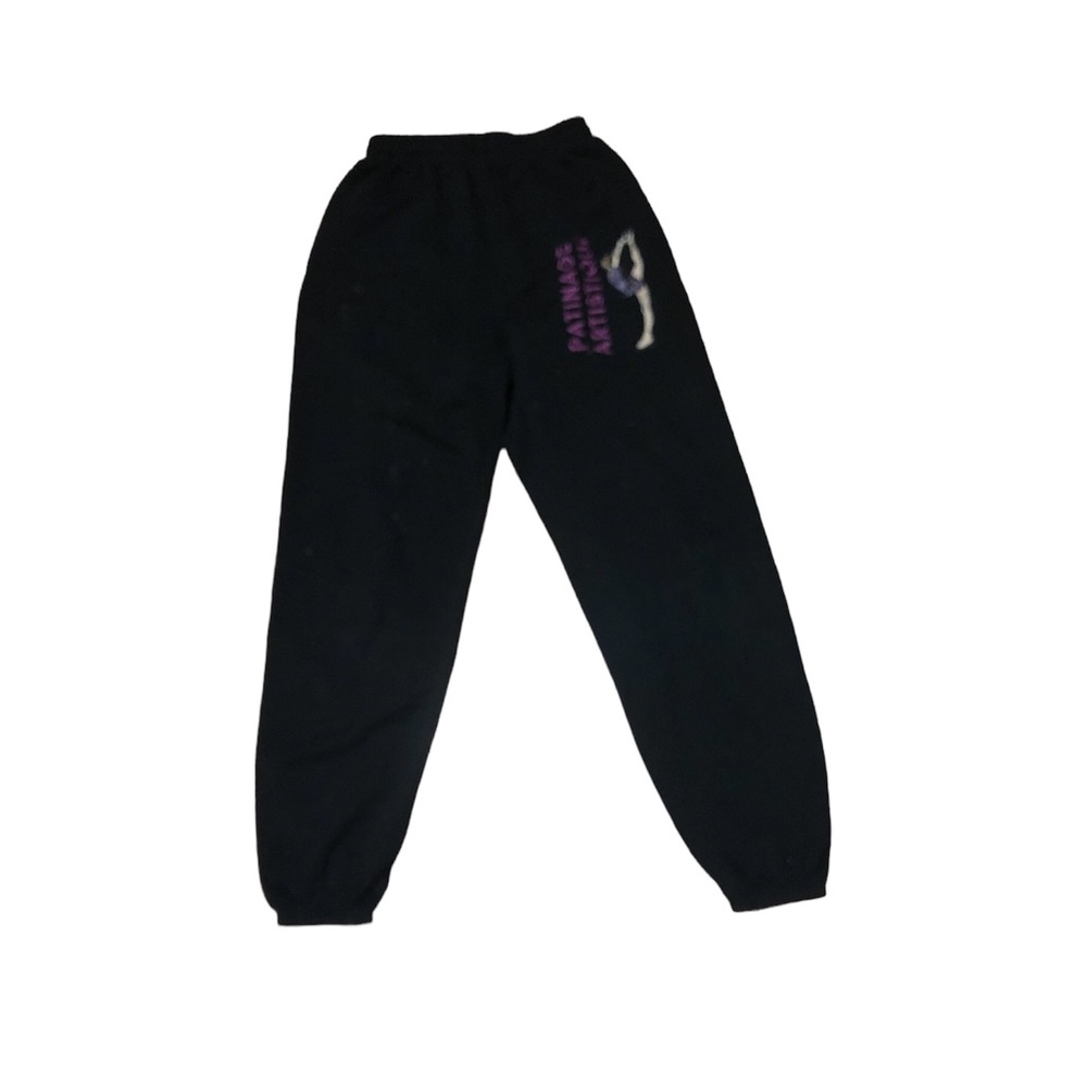 Small black jogger a little worn in but good material inside pants